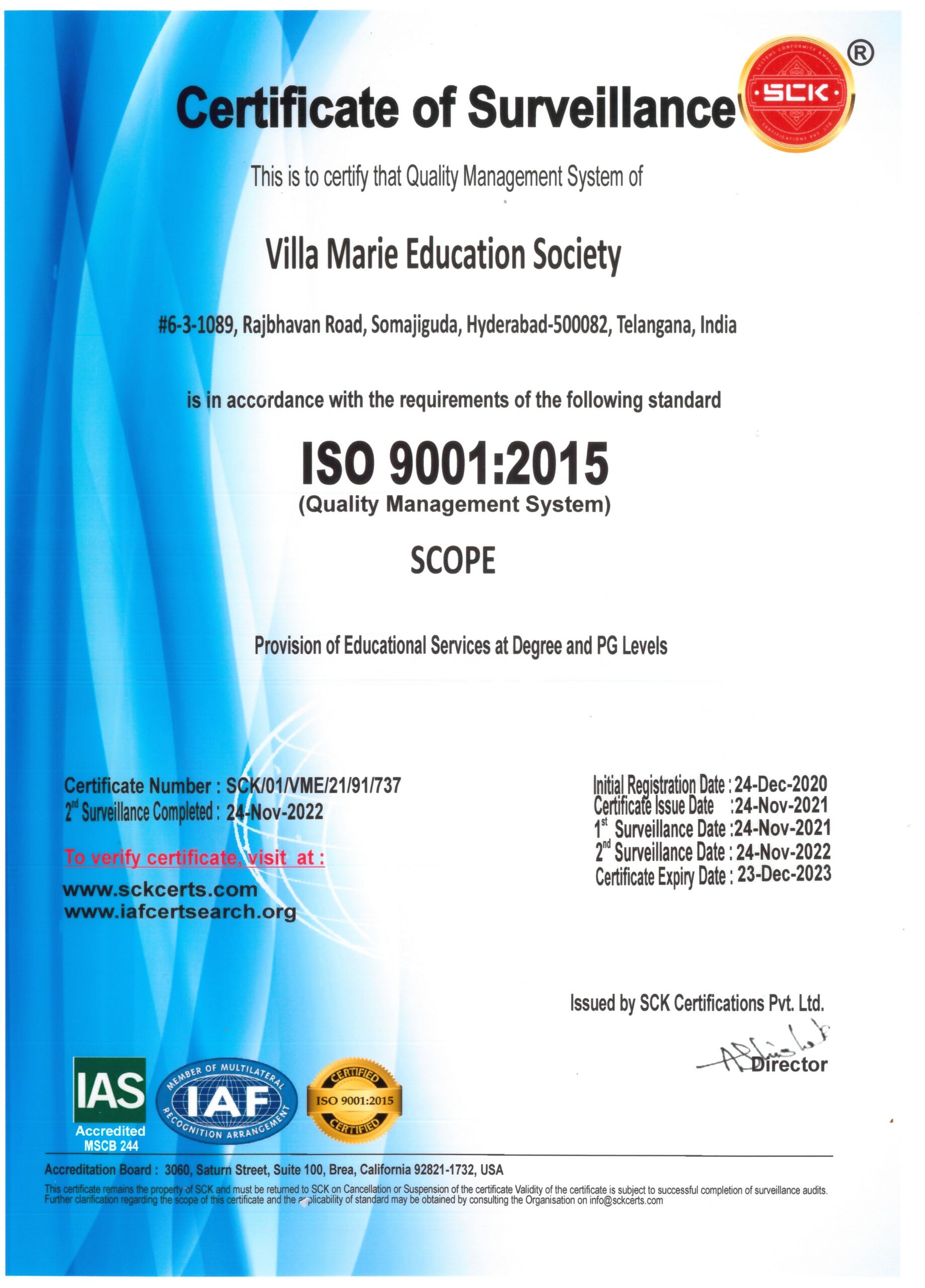 Villa Marie Degree College for Women Villa Marie Degree College for Women